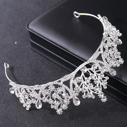 Vintage Rhinestone Crown Tiara