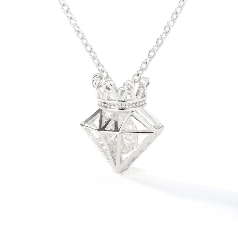 Diamond Crown Personalized Zircon Chomel Crown Necklace