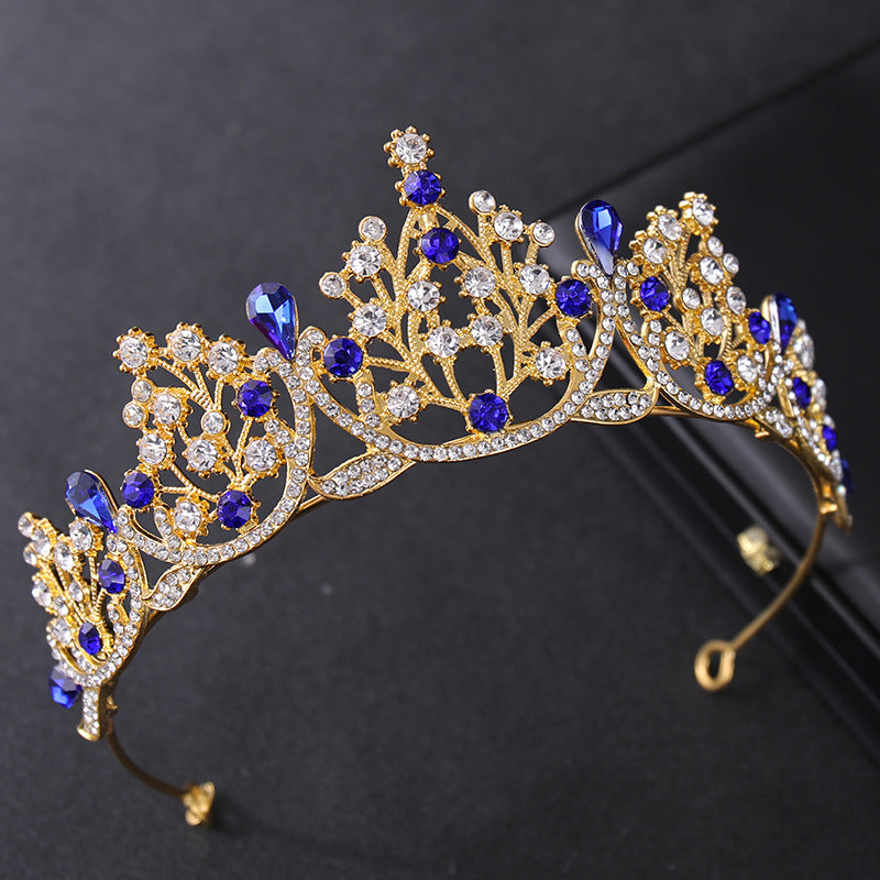Vintage Rhinestone Crown Tiara