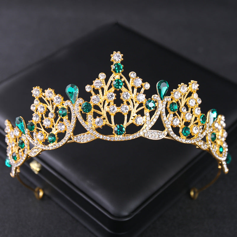 Vintage Rhinestone Crown Tiara