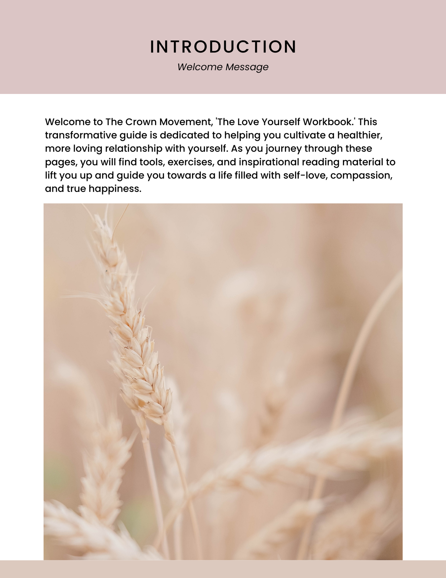 The Crown Movement Love Yourself WorkBook