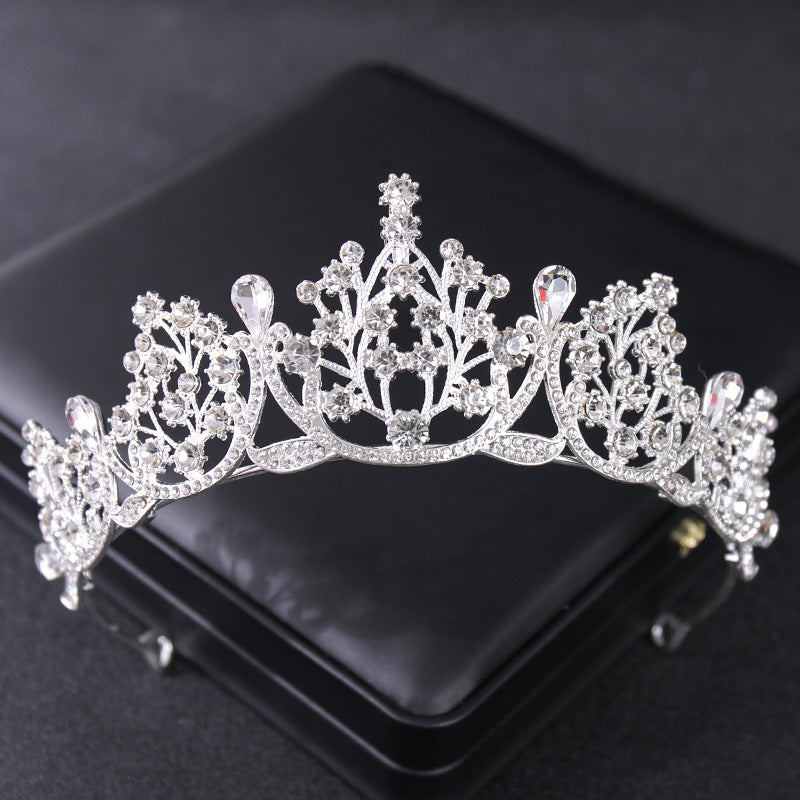 Vintage Rhinestone Crown Tiara