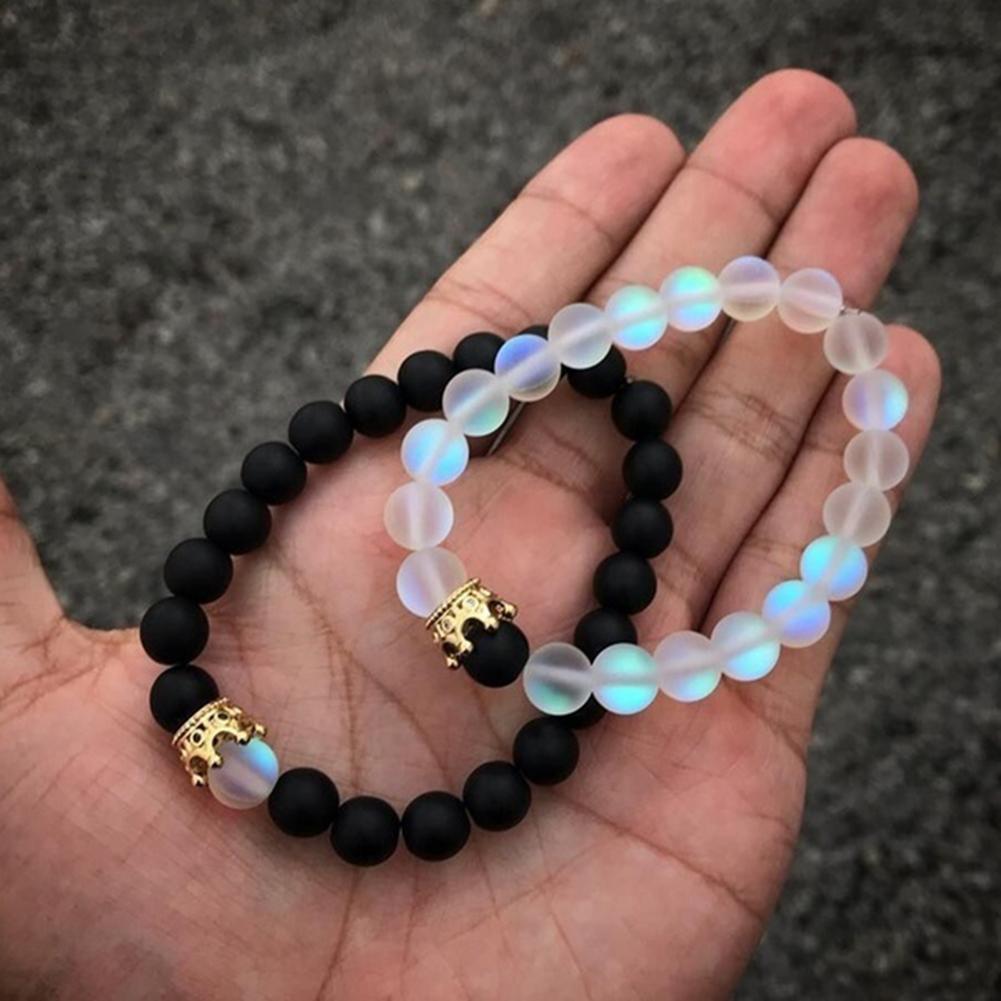 Crown couple bracelet