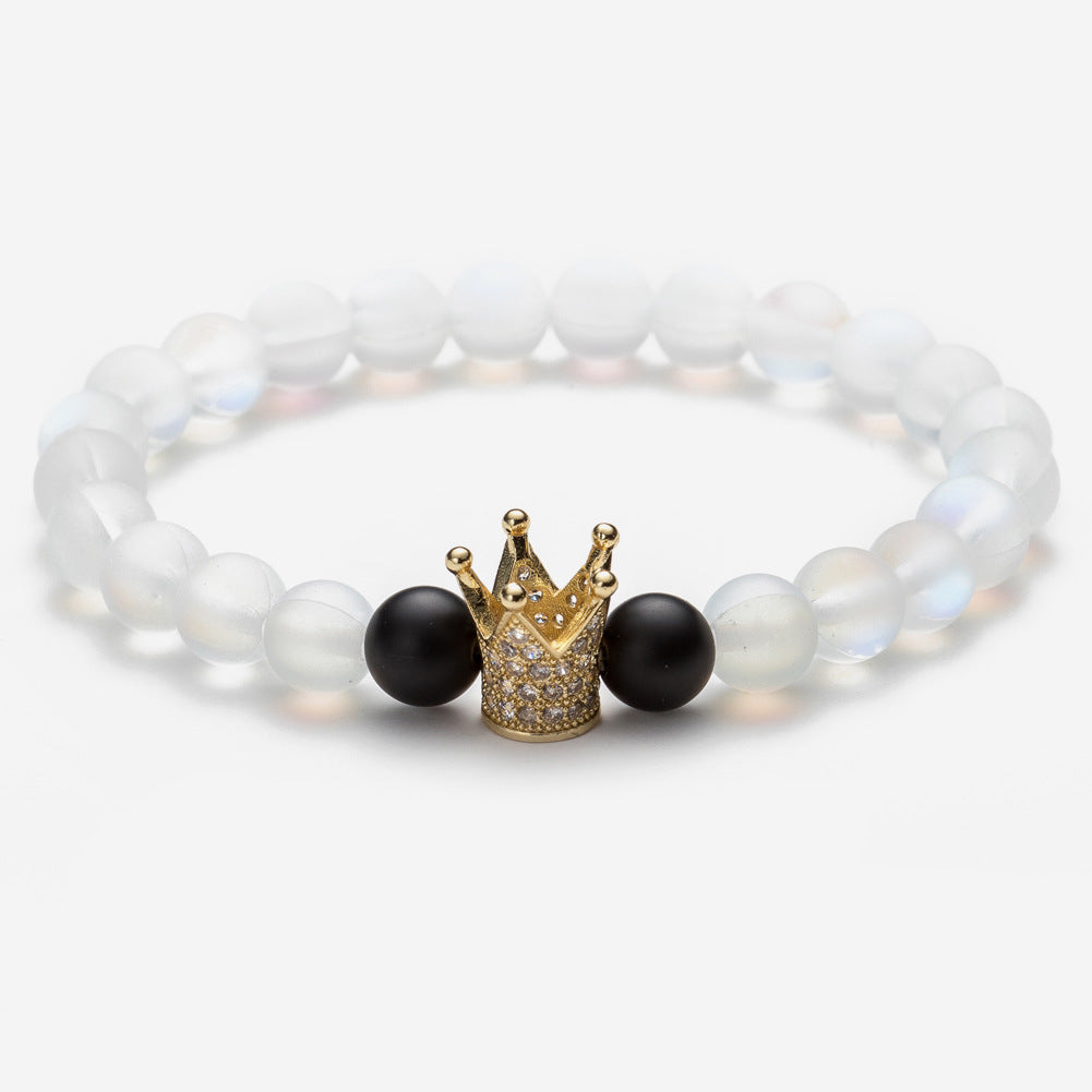Crown couple bracelet
