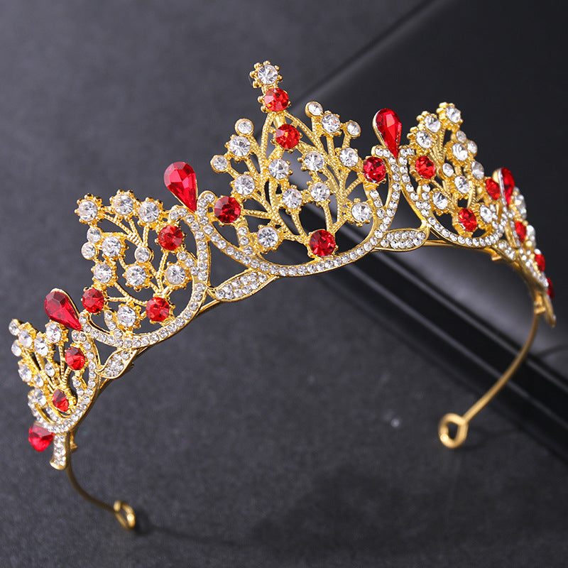 Vintage Rhinestone Crown Tiara